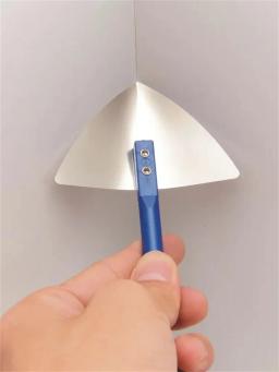 Espátula de aço inoxidável, ferramentas de vedação, alça de plástico, espátula, pintura, massa, canto interno e externo, raspador de massa - Image 4