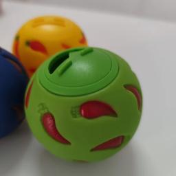 Brinquedo de bola de deleite resistente à mordida para animais de estimação, alimentador lento, brinquedo interativo do coelho, petisco, gatinho, cobaia - Image 4