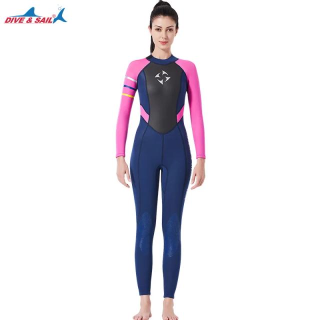 Roupa de Mergulho Feminina em Neoprene 3mm para Águas Frias