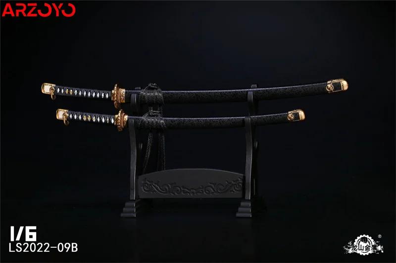 Japonês Samurai Espada Faca Modelo, Guerreiro Arma Brinquedos, Colecionáveis Boneca Acessórios, 1/6 Action Figure, 12 ", LS2022-09 - Image 1
