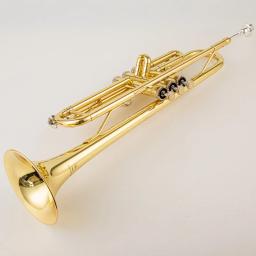 Exquisite Durável Trompete De Latão, Bb Flat, Instrumento Musical, Bocal, Luvas, Strap Case, Feito no Japão, B - Image 4