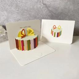 Cartão de presente 3D pop-up feliz aniversário, cartões de festa temática para crianças, esposa, dia do pai, amante, casal, aniversário, cartão - Image 6