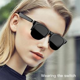 Esportes ao ar livre óculos polarizados, óculos inteligentes, chamada Bluetooth, assistente de voz ouvir música óculos - Image 4