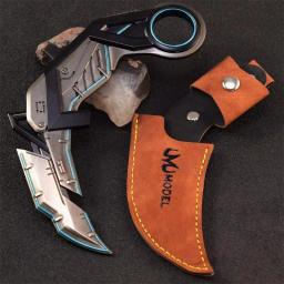 Espada Metal Samurai, Arma Valorant, Periféricos de Jogo, Coleções de Modelo, Brinquedos Artesanais, RGX 11z Pro Karambit, 17cm - Image 5