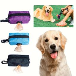 Titular portátil do saco do cocô do cão ao ar livre, Pet sacos de lixo, cão suprimentos, banheiro, produtos, 2024 - Image 1