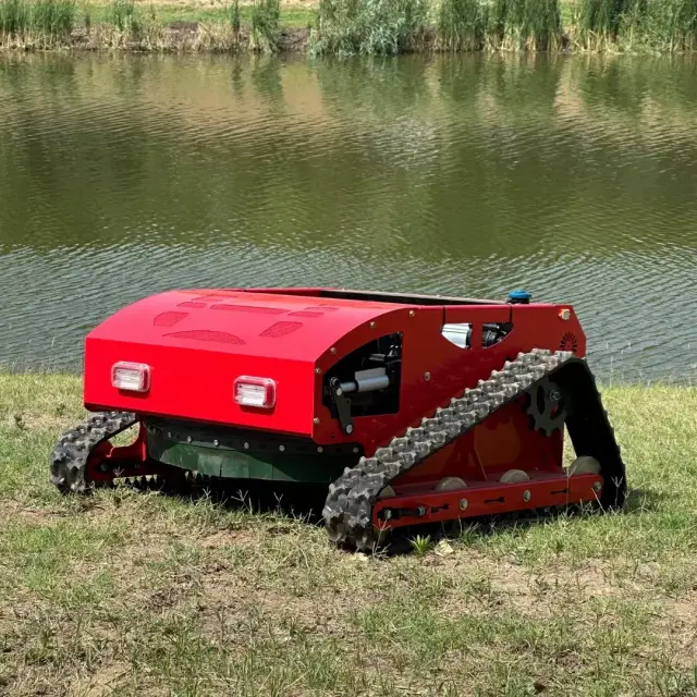 HaiLian Machinery Cortador de Grama Robótico Controle Remoto Personalizado para Campo de Golfe e Fazenda