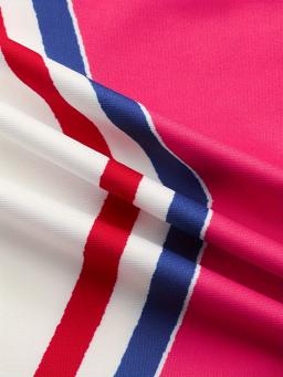 Saia de torcida rosa e pom-poms para meninas, temporada de volta às aulas, roupas esportivas fofas para crianças, performance natalícia, roupas de festa - Image 4