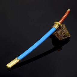 Anime Periférico Katana Samurai Espada, Metal Modelo Artesanato, Ornamento Artesanato Coleções, Minazuki Zanpakutou Unohana, 26cm - Image 2