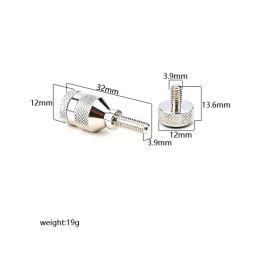 Saxofone pescoço receptor aperto anexar parafuso instrumentos de sopro acessórios saxofone pescoço curvado parafuso fixo - Image 6