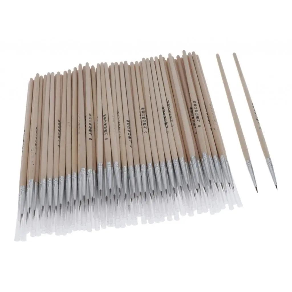 Conjunto de Pincéis para Modelos em Miniatura e Pintura de Arte, Acrílica e Óleo-Pontas Redondas de Precisão, Detalhe Fino Premium - Image 1