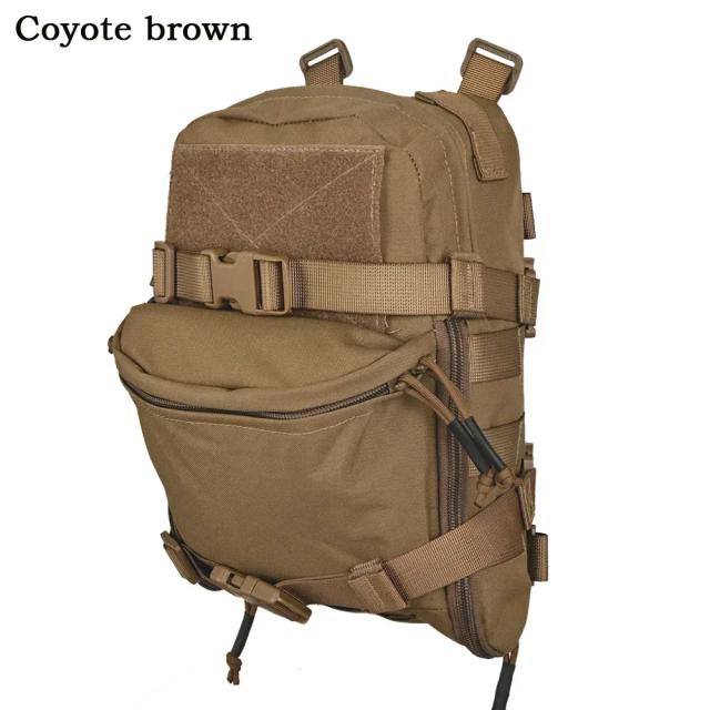 Mochila de Hidratação Tática para Treinamento de Combate e Aventuras ao Ar Livre com Sistema Molle e Compartimento para Água