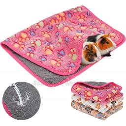 Tapete de sono macio para hamster pet, Cama de pelúcia para cachorro e gatinho, Cobaia, Animal pequeno, Pee Pad para coelho - Image 1