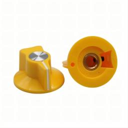 Botão do ajuste do volume para o amplificador da guitarra, áudio do reverberador, botão plástico, 29X16MM - Image 6