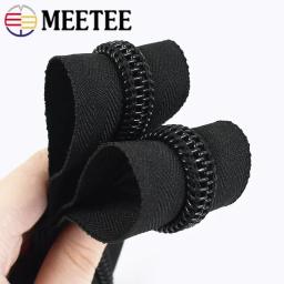 Meetee 10 #   Zíperes de nylon de 80-300cm, zíper longo aberto, grande fechamento de costura, zíper para tenda, jaqueta de alfaiate, decoração, acessório de zíper - Image 3