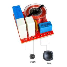 LUSYA-Treable Bass Frequency Divisor com Junction Box, 2 Way Audio, HiFi Stereo Amplificador, Filtros DIY, 80W - Image 5