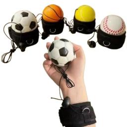 Return Hand Bouncing Ball para crianças, esporte elástico na corda, exercícios de jogos, bola de brinquedo ao ar livre para crianças - Image 2