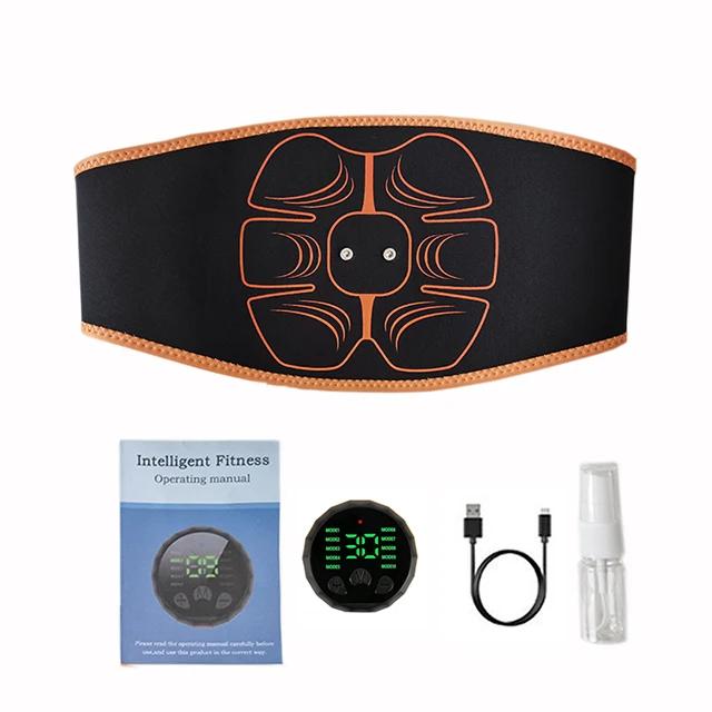 Cinto Abdominal Inteligente para Tonificação Muscular e Massagem Fitness, Ideal para Emagrecimento e Treinamento de Barriga e Cintura