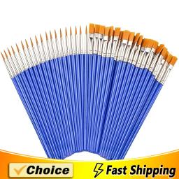 Multifuncional pincéis de pintura para artesanato artes e ofícios, gancho linha pintura equipamentos, pincéis artísticos, 1pc, 20pcs - Image 1