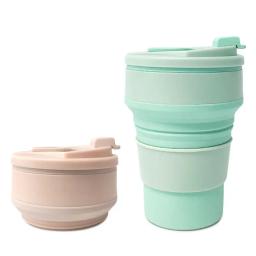 Esporte Caneca Copo Dobrável Café Silicone Dobrável Bpa Livre Melhor Vendedor Dobrável Viagem Food Grade Silicone Minimalista Caixa De Cor - Image 2