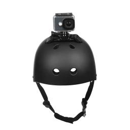Bicicleta Capacete Strap Mount para GoPro, Montanha Ciclismo Mount, Hero Black Session, DJI Osmo Action 3 4 Insta360 X3 X4, GoPro 13 12 11 10 9 8 7 - Image 1