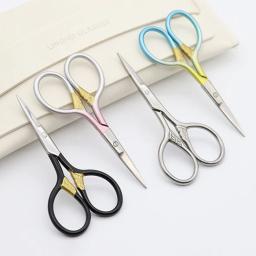 Tesoura em relevo para costura, ponto cruz retrô, prata antiga, tesoura pequena bonita vintage, corte de linha de pesca, tesoura de tecido DIY - Image 2