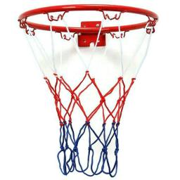 Basquete de Parede, Cesta de Metal Aro Pendurado, Cesta Bola com Parafusos, Esporte Indoor e Outdoor, 32cm - Image 1