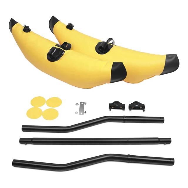 Kit Completo de Estabilizador Flutuante para Caiaque e Rafting – Pesca Inflável na Cor Branca