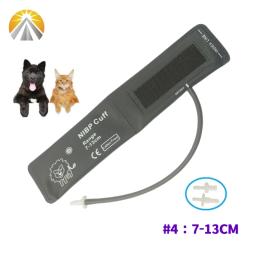 Alta Qualidade Reutilizável Sangue Veterinário NIBP Pressão Manguito Única Mangueira Para Animal Veterinário Diagnóstico Profissional Pet Monitor - Image 5