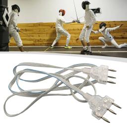 Flexível Epee Wire para Treinamento, Cabo Máscara, Engrenagem Esgrima Engrenagem, Face Guard Cords, Acessórios de Treinamento, 1Pc - Image 4