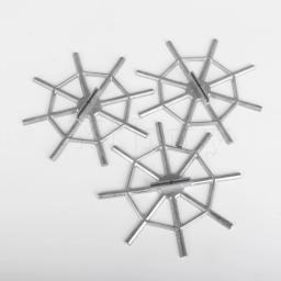 5 PCS Silver Resonator Guitar Spider Shape Bridge Cover 235mm Dia - Image 2