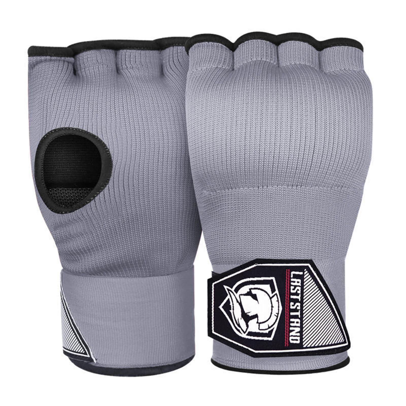 Luvas De Boxe Metade Do Dedo Gel, Envoltório Da Mão, Muay Thai, MMA, Kickboxing, Artes Marciais, Soco, Treinamento De Velocidade, Interno - Image 1