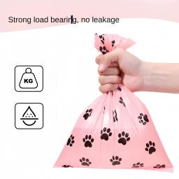 Saco De Cocô Degradável para Animais De Estimação, Dog and Cat Poop Bag, Suprimentos de limpeza ao ar livre, Proteção ambiental - Image 4