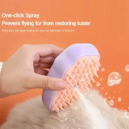 Spray elétrico Escova para Gato, Escova De Vapor, Pente De Cabelo, Massagem, Pet Float Remover, Cat Suprimentos, 3 em 1 - Image 4