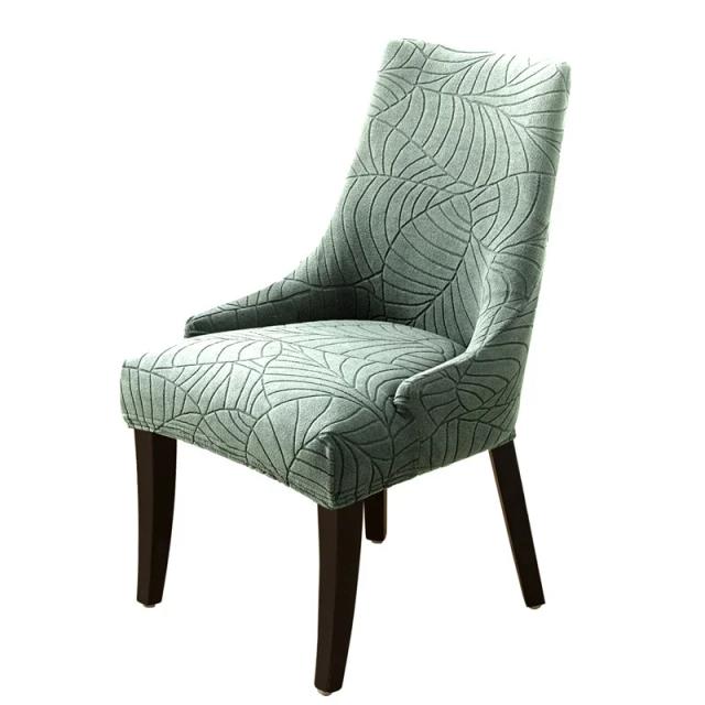 Capa de Cadeira Jacquard Monocromática com Estiramento, Ideal para Jantar e Decoração de Interiores, 1 Peça