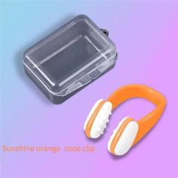 Grampo macio do nariz do silicone para a natação, grampo unisex do nariz, acessórios dos esportes aquáticos para crianças e adultos - Image 3