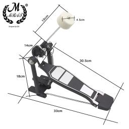 M MBAT-Bass Drum Pedal com tensão Primavera, Drum Batedor, Cadeia Único Set Drive, Foot Kick Percussão Instrument Acessórios, Peças - Image 6