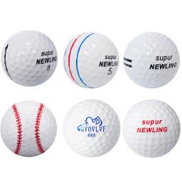 Bolas de golfe presente para golfista crianças, beisebol, futebol, futebol americano, 2 ou 3 camadas, jogo de prática, meninos e meninas, 1pc tipos - Image 1