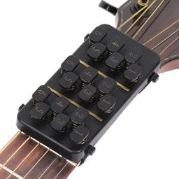 Guitarra Chord Trainer com 18 botões, Ukulele Aid, Easy Press Kit, Chord Assisted Learning Tool, 110 Acordes para trem iniciante - Image 1