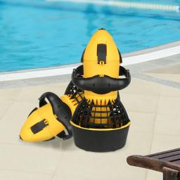 Scooter subaquática Mergulho Scooter elétrico de velocidade dupla, Scooter do mar à prova d'água, equipamentos esportivos aquáticos, bicicleta para piscinas oceânicas, 500W - Image 2
