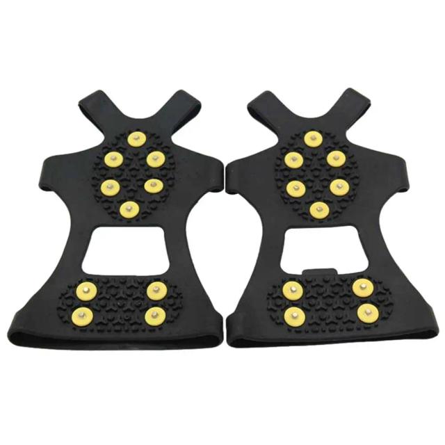 Crampon Anti-Deslizamento com 5 Parafusos para Escalada em Neve e Gelo - Tamanhos 35 a 43 para Botas Masculinas