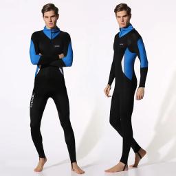 Hisea 0.5mm homens lycra skins mergulho snorkeling esportes aquáticos macacão molhado roupa de banho wetsuit rash guards banho uma peça - Image 6