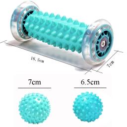 Rolo massageador de pés, bola de massagem, massageador manual para fascite plantar, costas, pernas, braço, massagem, saúde - Image 2