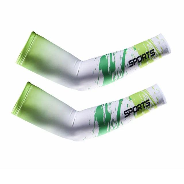 Capa de Braço Refrescante com Proteção Solar UV para Esportes e Atividades ao Ar Livre - Pacote com 2 Peças