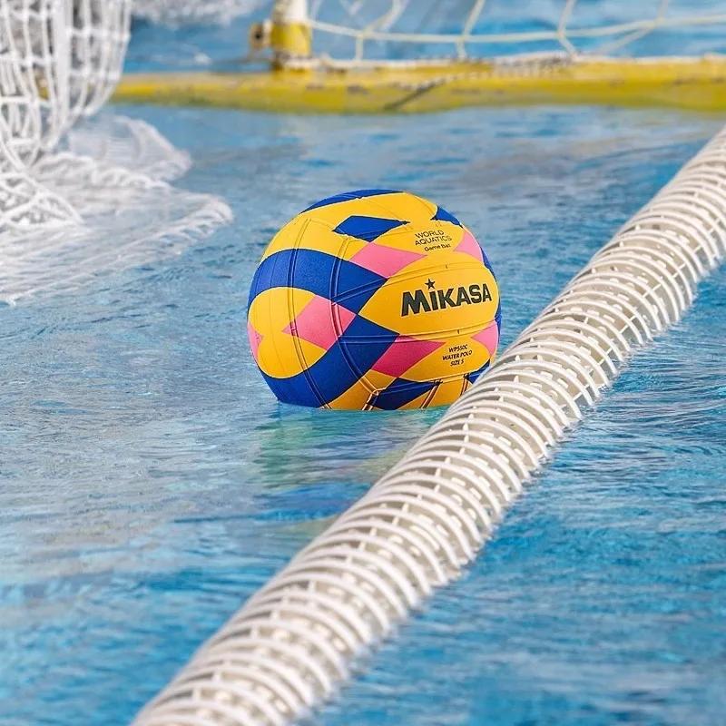 Mikasa Mikasa Water Polo Match Ball, masculino e feminino, fina Federação de Natação, Bola de Jogo Oficial, No. 5 - Image 1