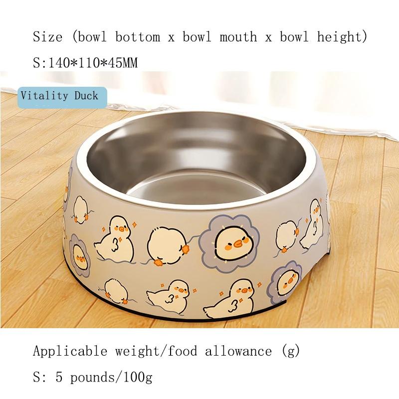 Alimentação em aço inoxidável para animais de estimação, tigelas para animais, alimentador de comida e água, prato para cães - Image 1