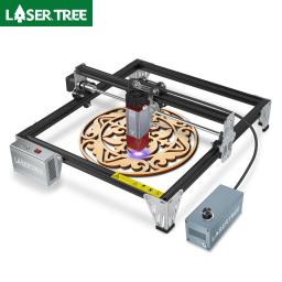 LASER TREE-K1 Mini Máquina De Gravação A Laser, 10W Cabeça Do Laser, Gravador, Cortador, Carpintaria, TTL, Luz Azul, Módulo - Image 1