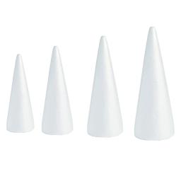 Cones de Espuma Sólida para Artesanato, Poliestireno, Pintura DIY, Triângulo Árvore, Artesanato Cone Decor, Casa, Celebração, Festa Festival - Image 6