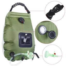 Outdoor Camping Shower Bag, Aquecimento Solar, Portátil, Dobrável, Caminhadas, Escalada, Equipamento de Banho, Switchable Water Bags, 20l - Image 1