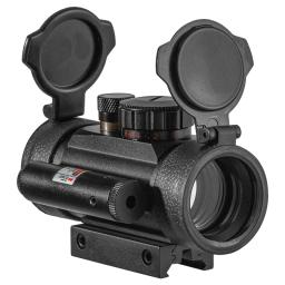 DIANA-mira vermelha com laser vermelho, óptica tática, vista do rifle do trilho para a caça, 1x40, 11mm, 20mm, verde - Image 2