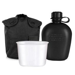 Chaleira De Garrafa De Água Com Tampa, Kit De Cantina, Acampamento Ao Ar Livre, Caminhadas, Mochila, Sobrevivência, 3 Pcs - Image 1
